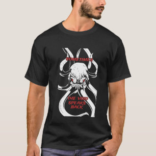 Void Speak Back Black Art Modern Trendy T-Shirt