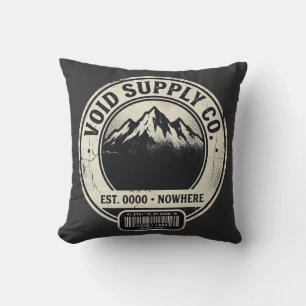 Void Supply Co Vintage Outdoor Logo Streetwear Nih Cushion