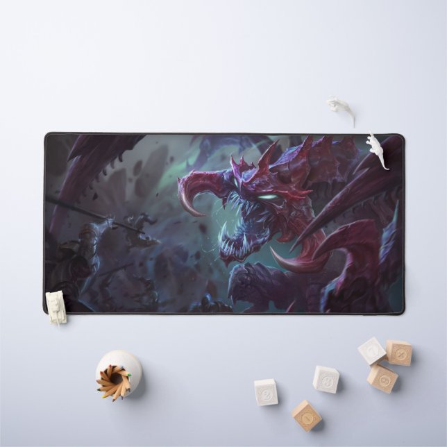 Void's Terror Gaming Desk Mat | Abyss Monster (Kids Table)