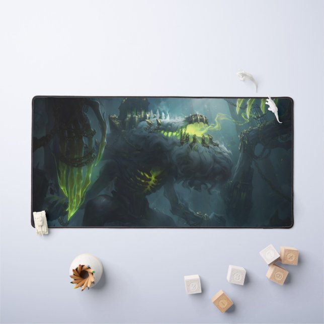 Void's Terror Gaming Desk Mat | Abyss Monster (Kids Table)