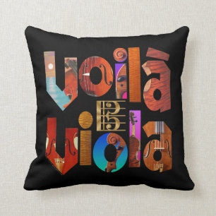 Voilà Viola! Cushion