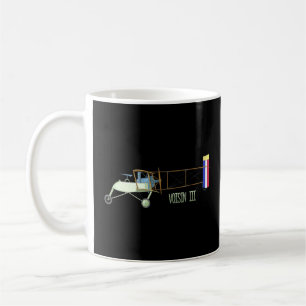 Voisin Iii French Ww1 Pusher Biplane Aeroplane Dia Coffee Mug