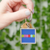 Voiture periodic table keyring (Hand)
