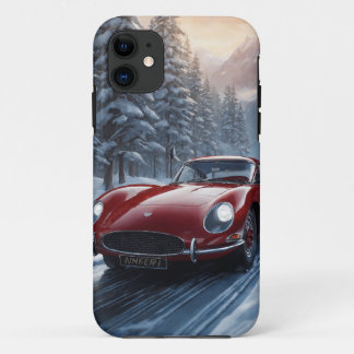 Voituree dans la neige iPhone 11 case