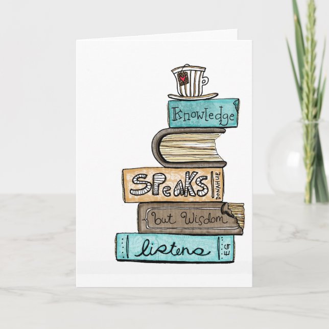 vol25- knowledge speaks card (Front)