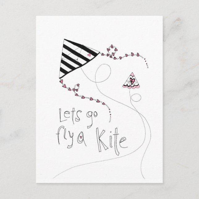 vol25 lets fly a kite postcard (Front)