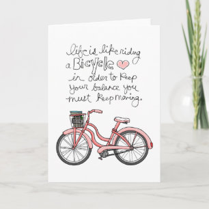 vol25 life is like riding a bicycle card