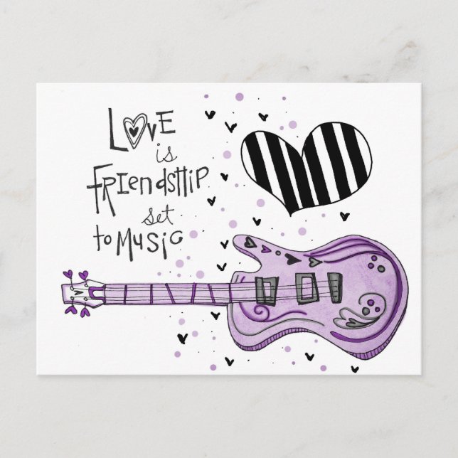 vol25 love is friendship postcard (Front)