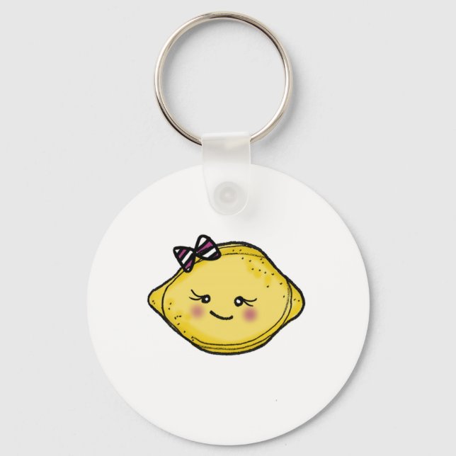 vol25 rosey cheeked lemon head key ring (Front)
