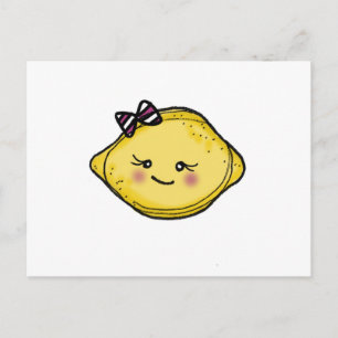 Vol25 Rosey Cheeked lemon head post card