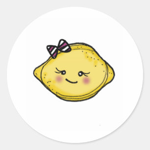Vol25 Rosey Cheeked lemon head sticker