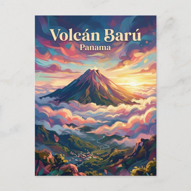 Volcán Barú Panama Postcard (Front)