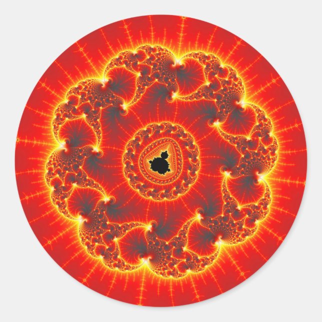 Volcanic Classic Round Sticker (Front)