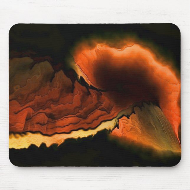 Volcanic Eruption Mouse Mat (Front)