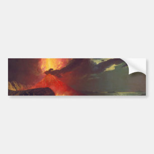 Volcanic Eruption of Mount Vesuvius (Live Volcano) Bumper Sticker