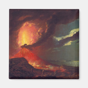 Volcanic Eruption of Mount Vesuvius (Live Volcano) Magnet