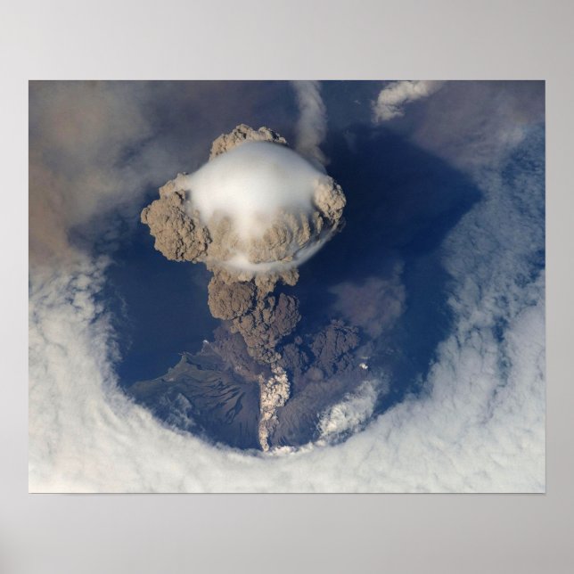 volcanic eruption poster (Front)