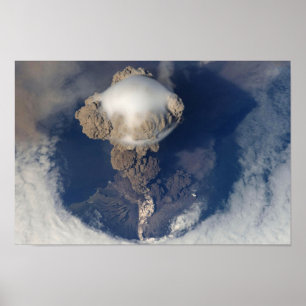 volcanic eruption poster