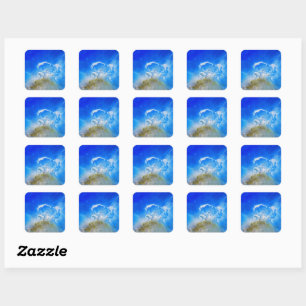 Volcanic Eruption Square Sticker