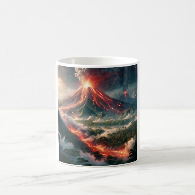 Volcanic Eruptions Coffee Mug (Center)