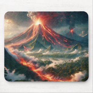 Volcanic Eruptions Mouse Mat