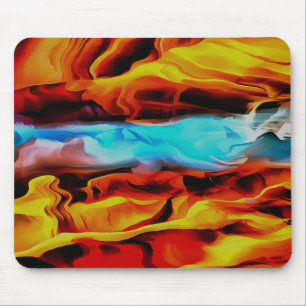 Volcanic Fire and Ice Mouse Mat