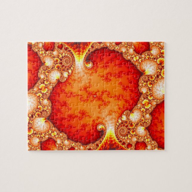 Volcanic Garden - Fractal art Jigsaw Puzzle (Horizontal)