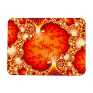 Volcanic Garden - Fractal art Magnet