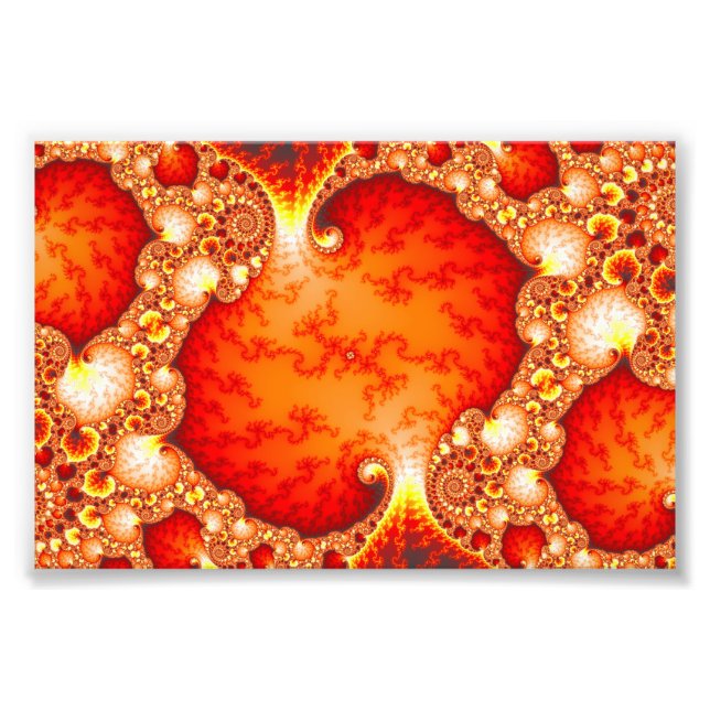 Volcanic Garden - Fractal art Photo Print (Front)