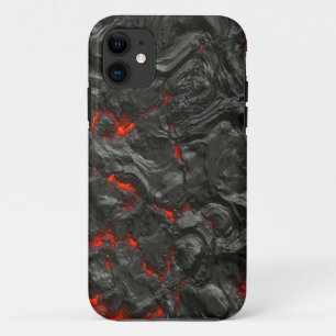 volcanic Lava background effect iPhone 11 Case