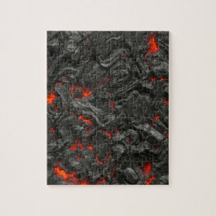 volcanic Lava background effect Jigsaw Puzzle