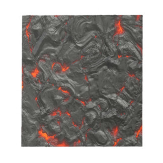volcanic Lava background effect Notepad
