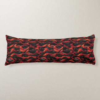 Volcanic Magma Volcano pattern Body Cushion