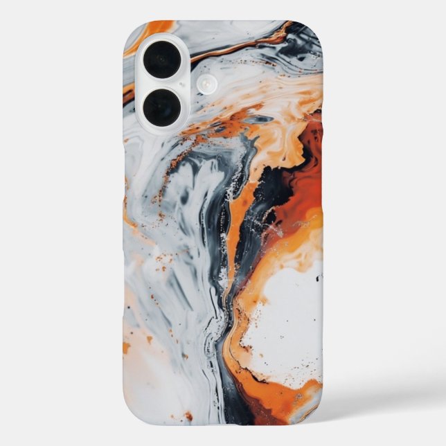 Volcanic Marbling Case-Mate iPhone Case (Back)