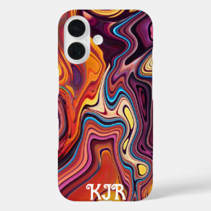 Volcanic Melt #9 iPhone 16 Case