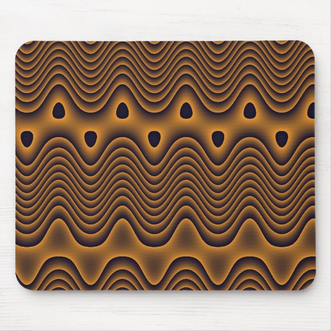 Volcanic Oceans Patterned Mousepad (Front)