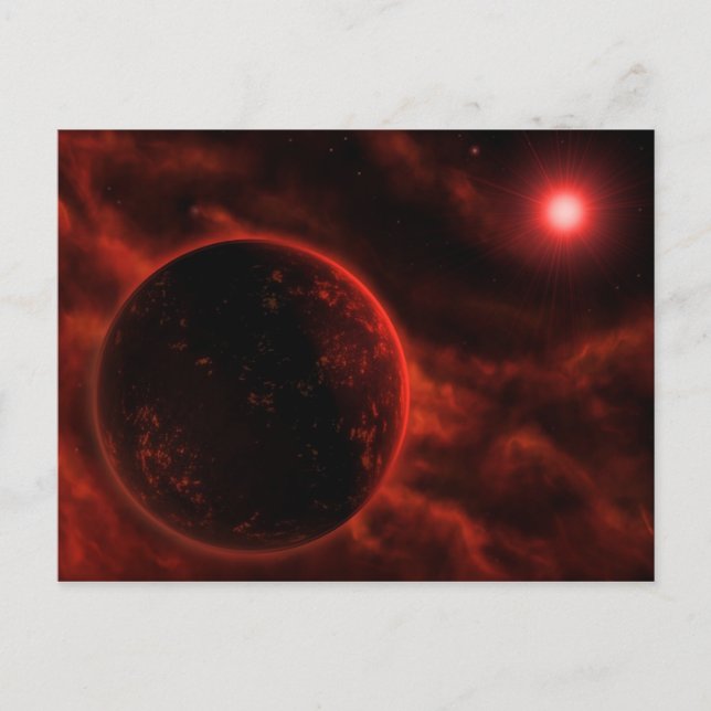 Volcanic Planet Postcard (Front)