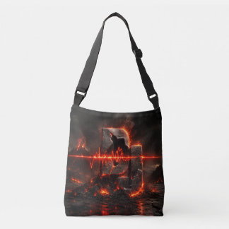 Volcanic Pulse DJ Crossbody Bag