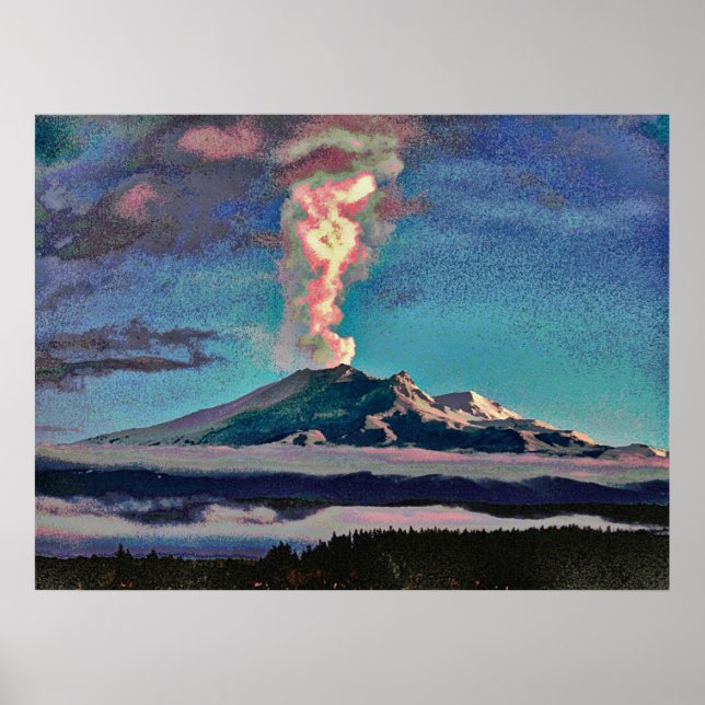 Volcano 11 cmyk poster (Front)