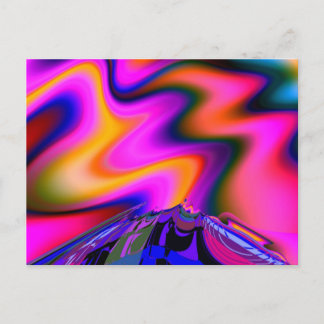 Volcano 2 Fine Fractal Art Postcard