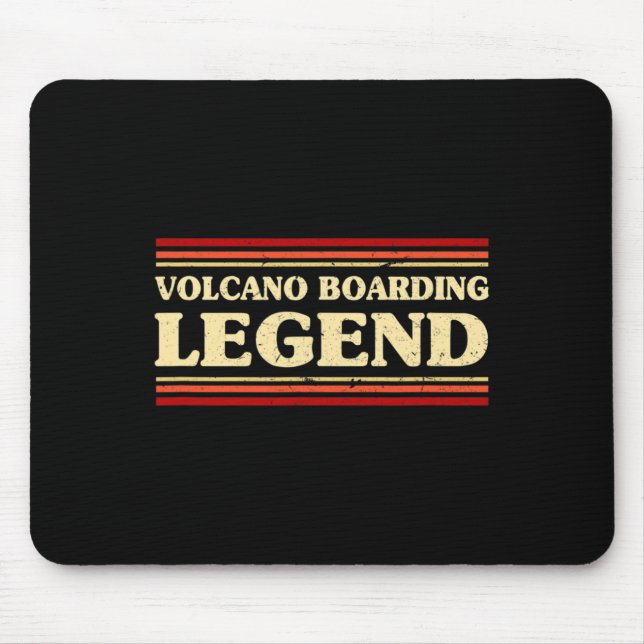 Volcano Boarding Legend Volcano Surfing Adventure  Mouse Mat (Front)