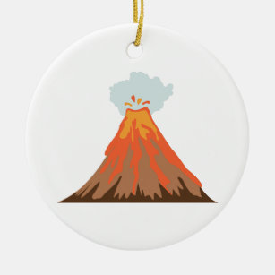 Volcano Ceramic Tree Decoration