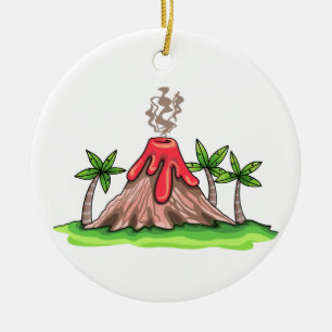 Volcano Ceramic Tree Decoration