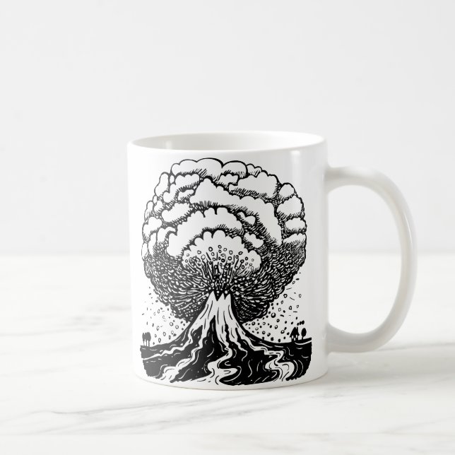 Volcano Coffee Mug (Right)