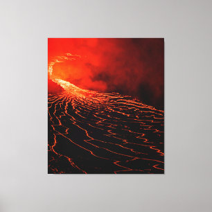 volcano eruption canvas print