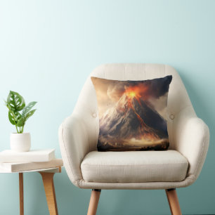 Volcano Eruption Cushion