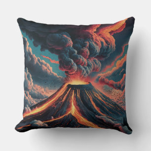 Volcano Eruption Cushion
