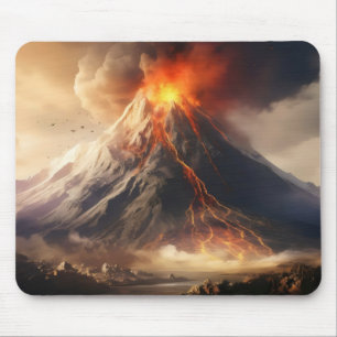 Volcano Eruption Mouse Mat