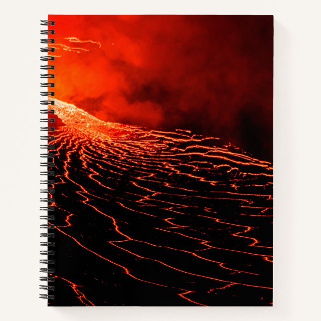 volcano eruption notebook (Front)