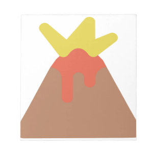 Volcano Eruption Notepad